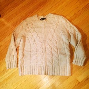💜LAST CHANCE💜Ann Taylor Wool Blend Cable Sweater